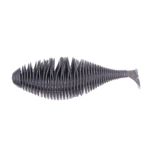 Esche-siliconiche-soft-baits-pintail-shad-swimming-geekrack-bellows-gill-swimmer-253-solid-black-lure-fishing-planet.