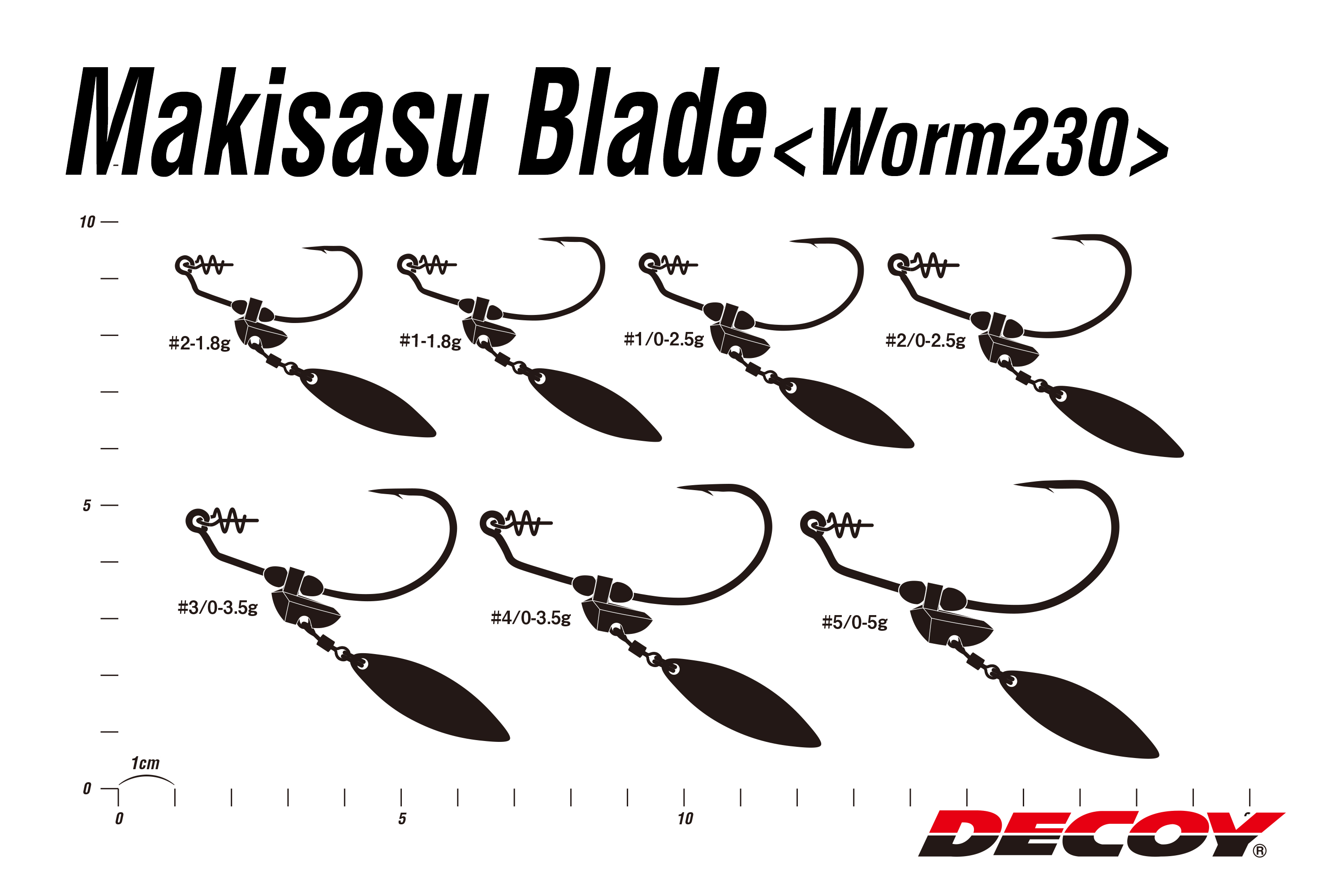 Ami-spring-wide-gap-worm-hook-swimbait-decoy-worm-230-makisasu-blade-ns-black-lure-fishing-planet-negozio-pesca-online-fishing-shop-pescare-predatori-size-chart.
