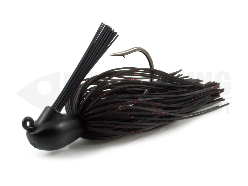 Casting cover silicon jig keitech model 1 one jig 408 black red lure fishing planet.