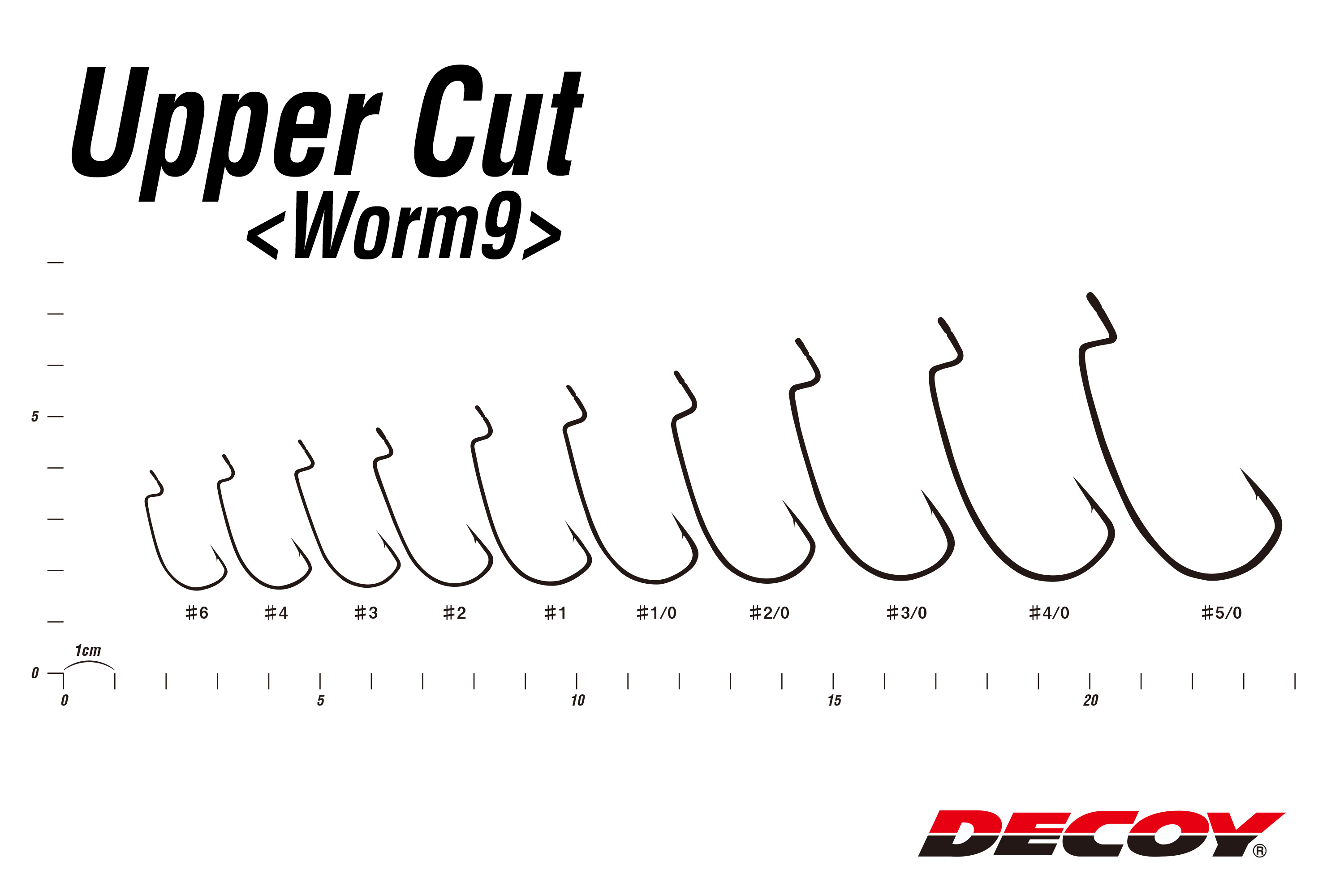 Ami-hook-wide-gap-decoy-worm-9-upper-cut-ns-black-lure-fishing-planet-negozio-pesca-online-fishing-shop-pescare-predatori-black-bass-acqua-dolce-size-chart.