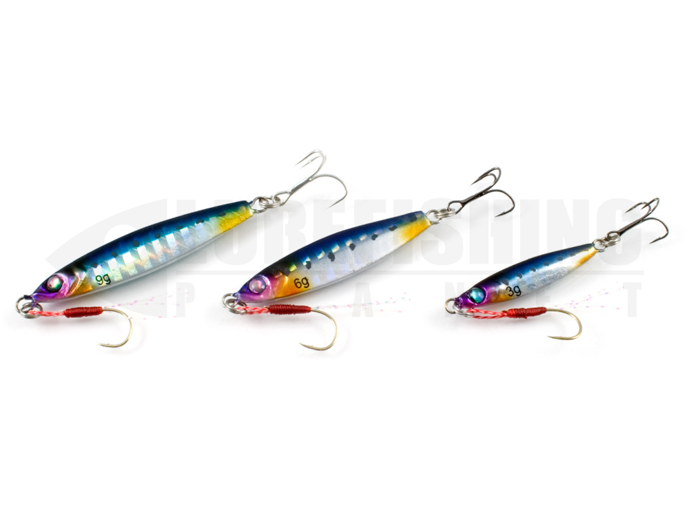 Esche metalliche metal bait damiki craft tokon jig jr lure fishing planet.