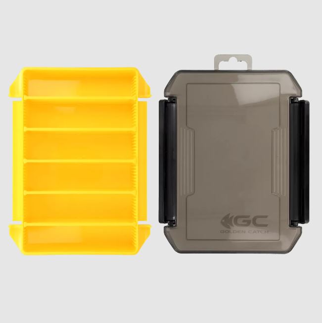 Scatola-tackle-box-golden-catch-lure-case-double-lock-lc-2015-yellow-view-lurefishing-planet-negozio-pesca-online-fishing-shop-pescare.