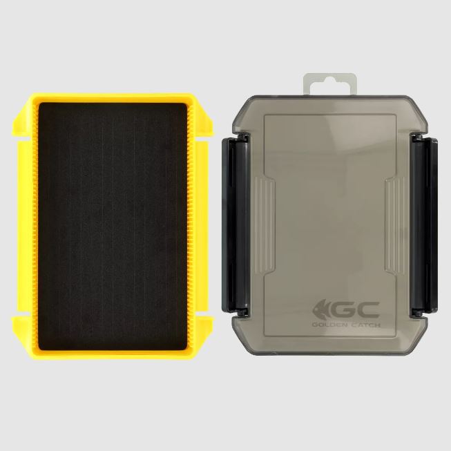 Scatola-tackle-box-golden-catch-lure-case-double-lock-lc-2015f-yellow-view-lurefishing-planet-negozio-pesca-online-fishing-shop-pescare.