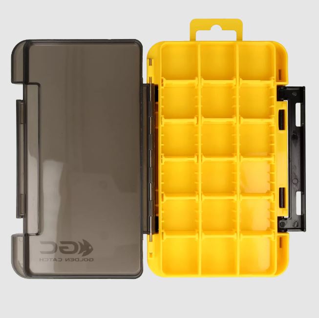 Scatola-tackle-box-golden-catch-reversible-worm-case-rwc-1710-yellow-side-lurefishing-planet-negozio-pesca-online-fishing-shop-pescare.