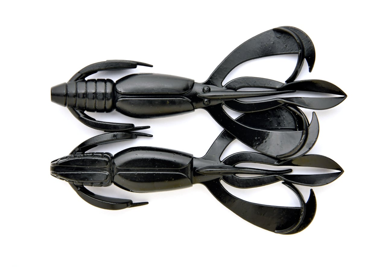 Esche-siliconiche-soft-baits-creatures-keitech-crazy-flapper-001-black-lurefishing-planet-negozio-pesca-online-fishing-shop-store-bassfishing-pescare.