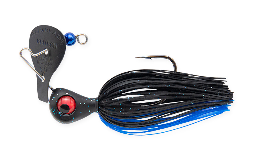 Esche-metalliche-chatterbait-chatter-bladed-keitech-rumblade-jig-413-black-blue-lure-fishing-planet-negozio-pesca-online-fishing-shop-pescare-bassfishing.