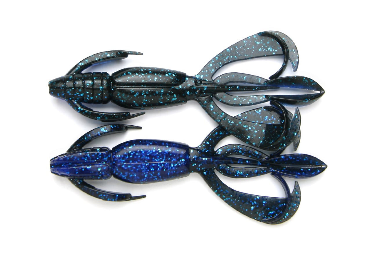 Esche-siliconiche-soft-baits-creatures-keitech-crazy-flapper-413-black-blue-lurefishing-planet-negozio-pesca-online-fishing-shop-store-bassfishing-pescare.