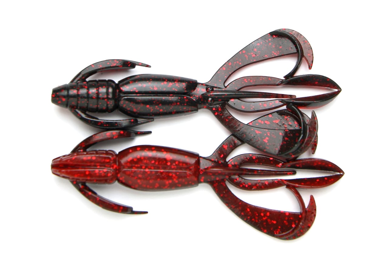 Esche-siliconiche-soft-baits-creatures-keitech-crazy-flapper-411-black-cherry-lurefishing-planet-negozio-pesca-online-fishing-shop-store-bassfishing-pescare.