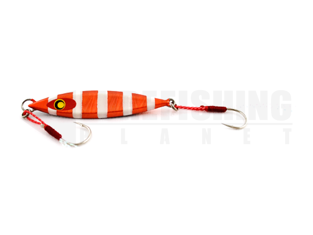 Metal jig damiki back drop casting 114 zebra makki org lure fishing planet.