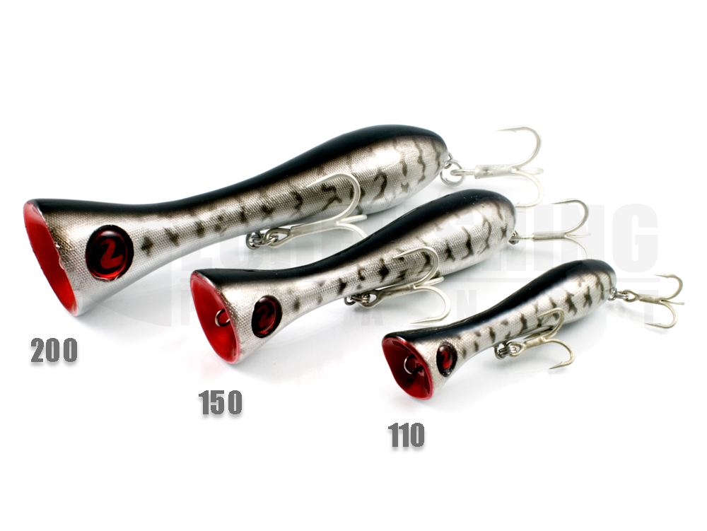 Esche rigide hard baits topwater river2sea river 2 sea dumbbell popper 110 150 200 lure fishing planet.