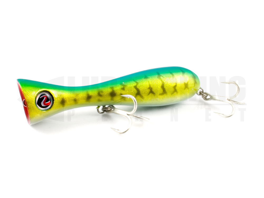 Esche rigide hard baits topwater river2sea river 2 sea dumbbell popper 02 dorado green lure fishing planet.