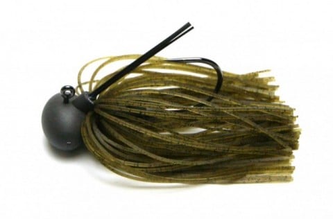 Swimming-football-silicon-jig-keitech-model-2-two-jig-101-green-pumpkin-pepper-lure-fishing-planet.