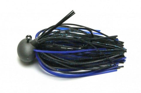 Swimming-football-silicon-jig-keitech-model-2-two-jig-413-black-blue-lure-fishing-planet.