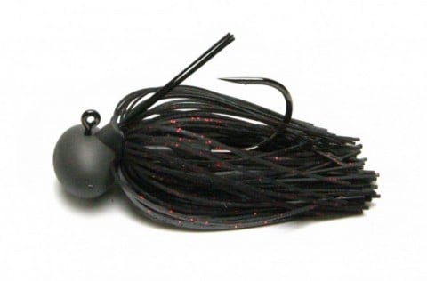Swimming-football-silicon-jig-keitech-model-2-two-jig-311-black-red-flakes-lure-fishing-planet.
