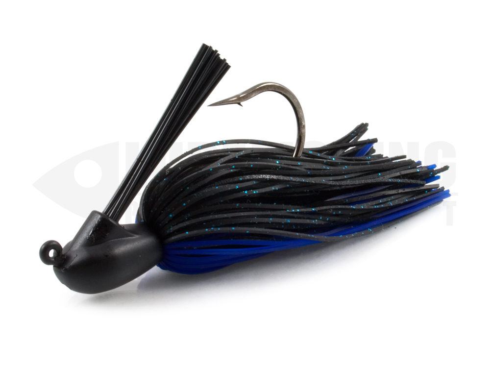 Casting cover silicon jig keitech model 1 one jig 407 black blue lure fishing planet.