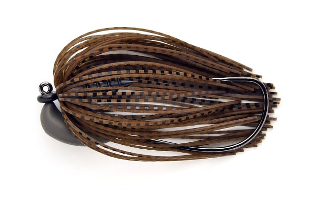 Swimming-silicon-jig-keitech-model-3-three-jig-107-green-pumpkin-tiger-lure-fishing-planet.
