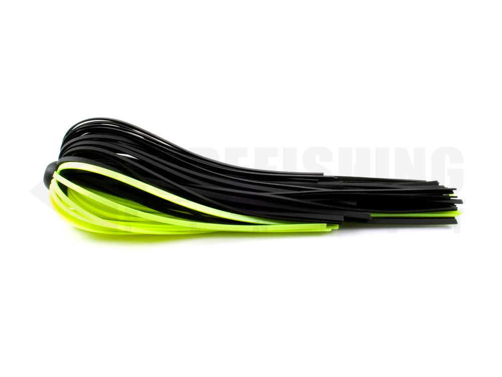 Terminal tackles silicon skirts tow tugg og warr fishing tackles qwikk skirtz xl 4xx black chart lure fishing planet.