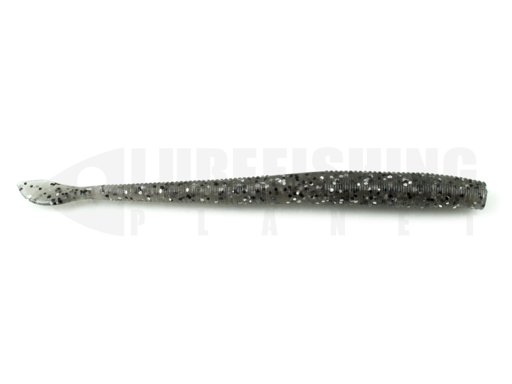 Esche-siliconiche-soft-baits-finesse-worm-damiki-craft-cutter-5-007-smoke-silver-lurefishing-planet.