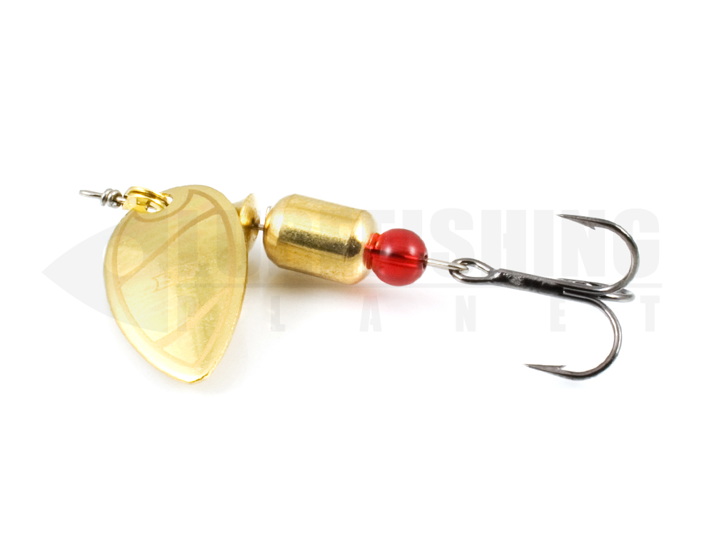Esche metalliche spoon rotanti black flagg ilba backdropspin light gold gold gold lure fishing planet.