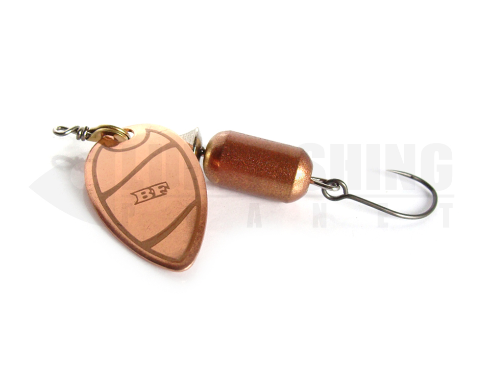 Esche metalliche spoon rotanti black flagg ilba backdropspin single hook copper copper copper lure fishing planet.