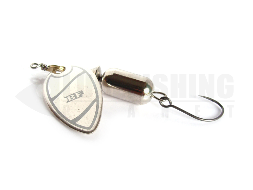 Esche metalliche spoon rotanti black flagg ilba backdropspin single hook silver silver silver lure fishing planet.