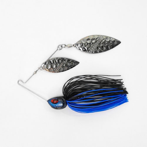 Esche-metalliche-wire-baits-spinnerbait-geekrack-g-blade-024-black-sapphire-lurefishing-planet.