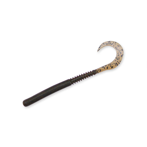 Esche-siliconiche-soft-baits-long-curly-tail-worm-geecrack-moon-curly-005-green-pumpkin-lurefishing-planet.