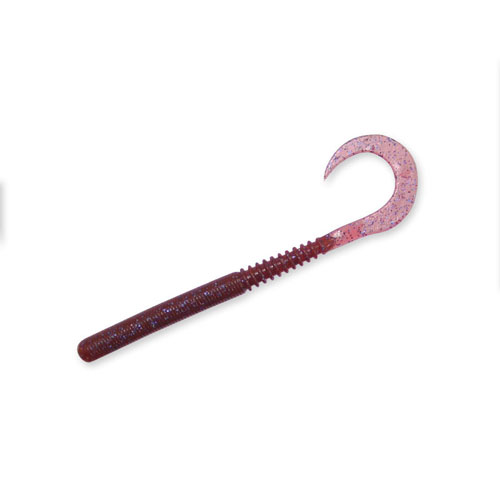 Esche-siliconiche-soft-baits-long-curly-tail-worm-geecrack-moon-curly-034-scuppernong-blue-flakes-lurefishing-planet.
