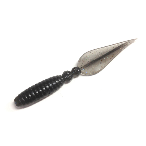 Esche-siliconiche-soft-baits-trailer-shad-tail-code-geecrack-leaf-shrimp-031-silver-shiner-lurefishing-planet.