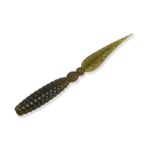 Esche-siliconiche-soft-baits-trailer-shad-tail-code-geecrack-leaf-shrimp-005-green-pumpkin-lurefishing-planet.