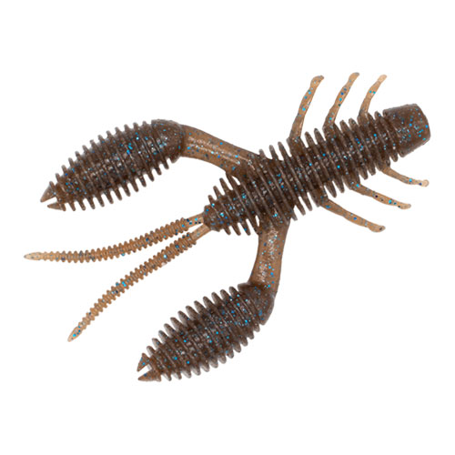 Esche-siliconiche-soft-baits-gamberi-geekrack-bellows-craw-210-cinnamon-blue-flakes-lurefishing-planet.
