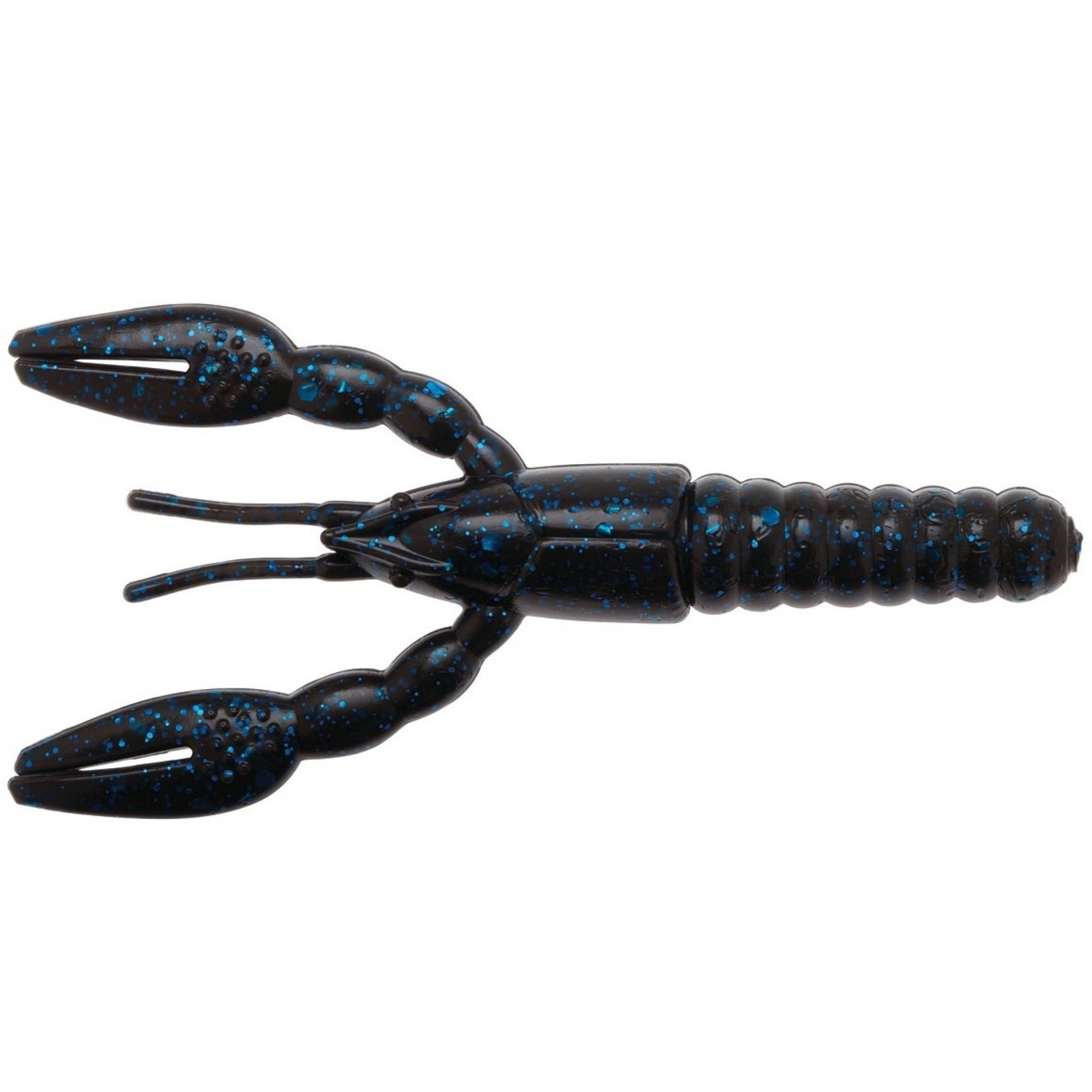 Esche-siliconiche-soft-baits-gamberi-z-man-punch-craw-02-black-blue-flake-lure-fishing-planet.