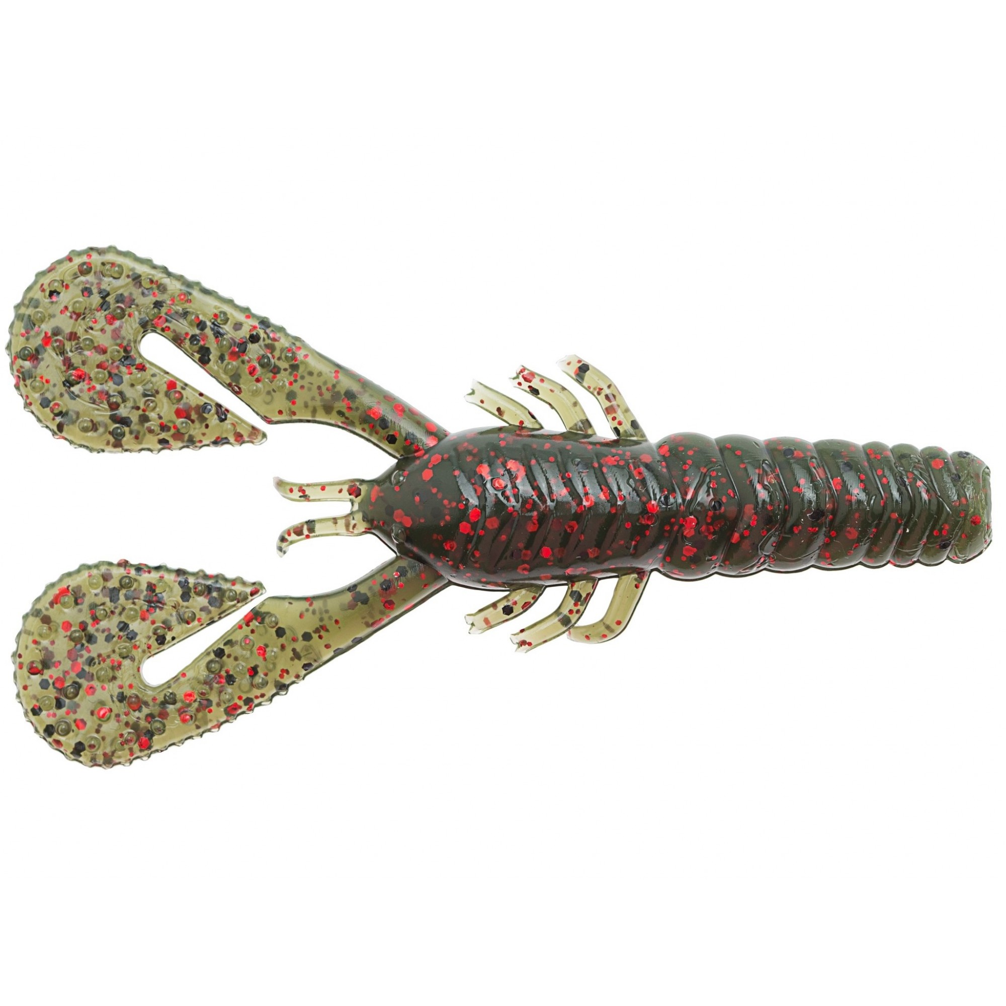 Esche-siliconiche-soft-baits-gamberi-z-man-turbo-crawz-242-dark-melon-red-lure-fishing-planet.