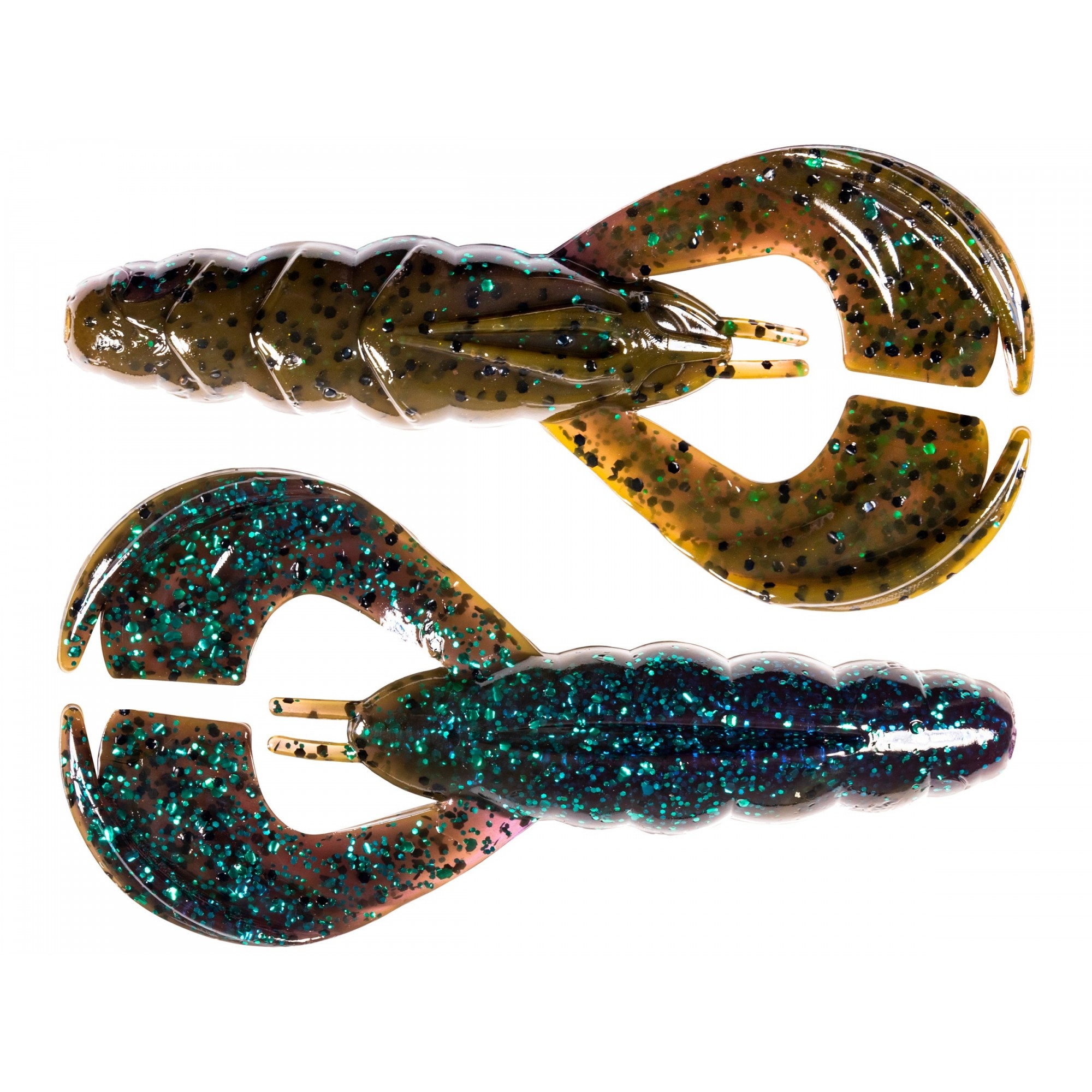 Esche-siliconiche-soft-baits-craw-gambero-chunk-z-man-hella-crawz-296-bama-bug-lure-fishing-planet.