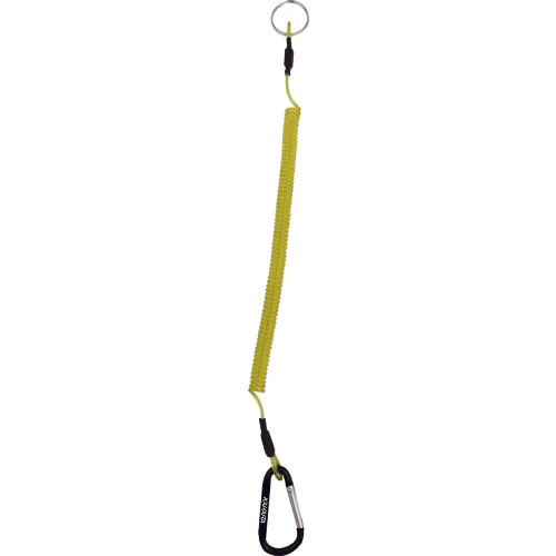 Accessori-laccio-moschettone-molla-gadgets-kahara-japan-kj-strong-lanyard-yellow-lurefishing-planet.