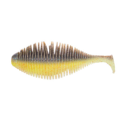 Esche-siliconiche-soft-baits-pintail-shad-swimming-geekrack-bellows-gill-swimmer-388-twilight-flash-gill-fishing-planet.