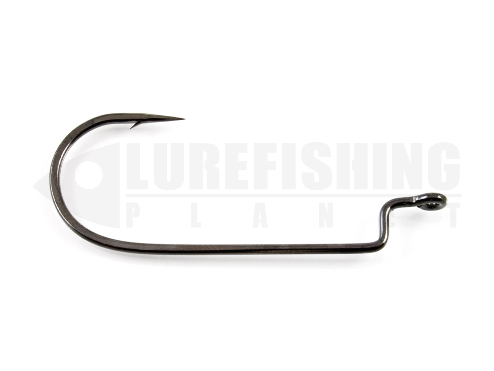 Ami offset hook vanfook worm 66b heavy round ns black lure fishing planet.